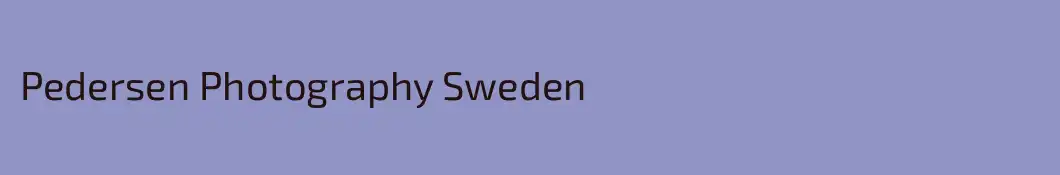 Pedersen Photography Sweden